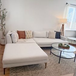 West Elm Andes XL sectional Couch 