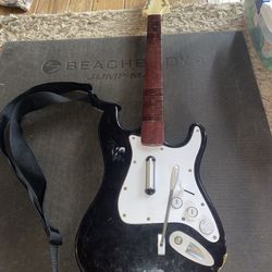 Harmonix RockBand Fender Stratocaster Guitar Black XBGTS2 For Xbox 360