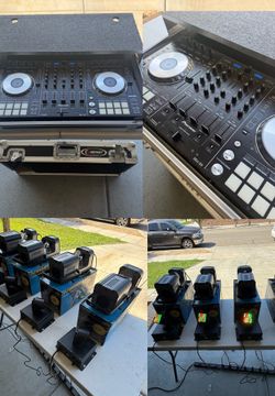 DJ CONSOLE AND LIGHTS