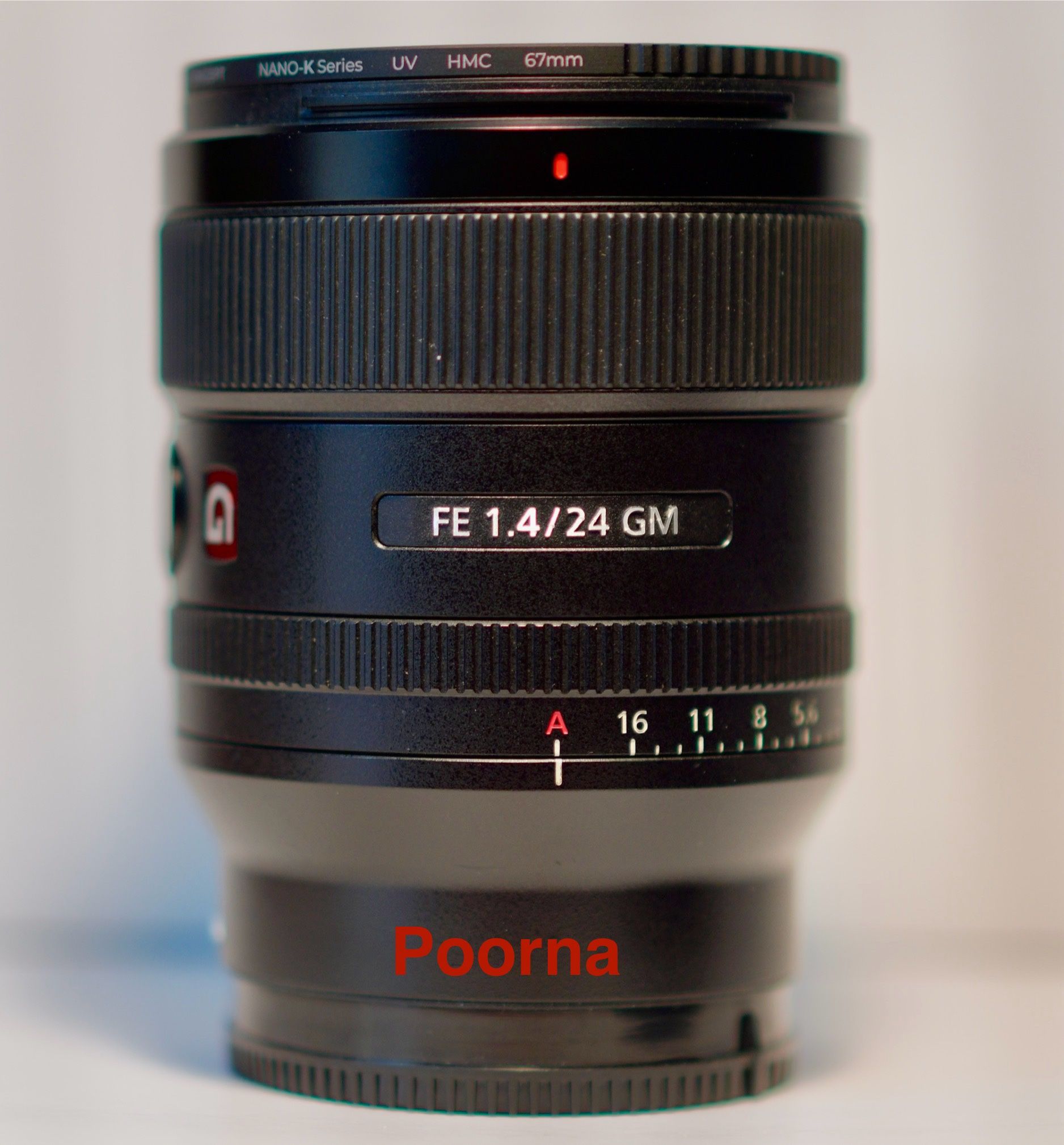 Sony 24mm F1.4 GM Prime G Master Lens
