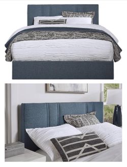 Pristine King Bed- Like New! Beautiful Blue
