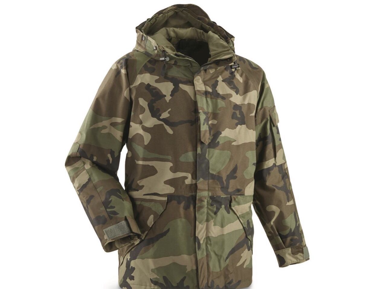Authentic Army Issued Camouflage Parka