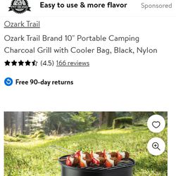 New 10 Inch Portable Camping Grill 