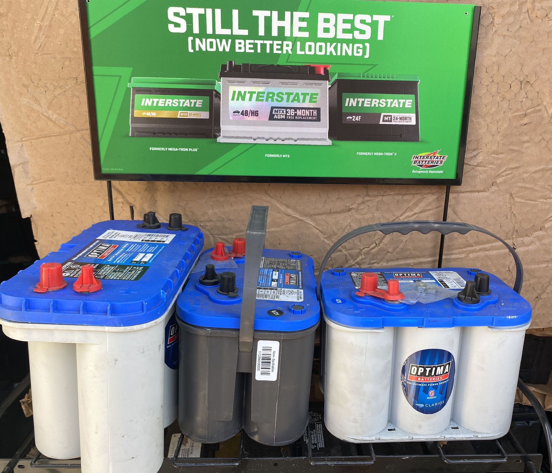 Brand new Optima batteries