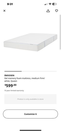 GEL MEMORY FOAM MATTRESS