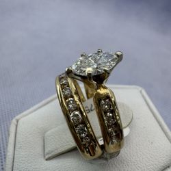 14kt Diamond Engagement Ring