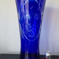 Large Bohemian Style Vase
