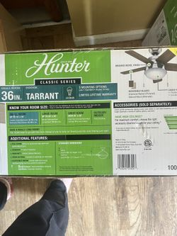 Hunter 36 Inch Fan