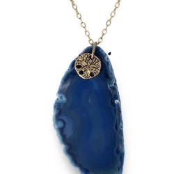 Jami Blue Agate Necklace