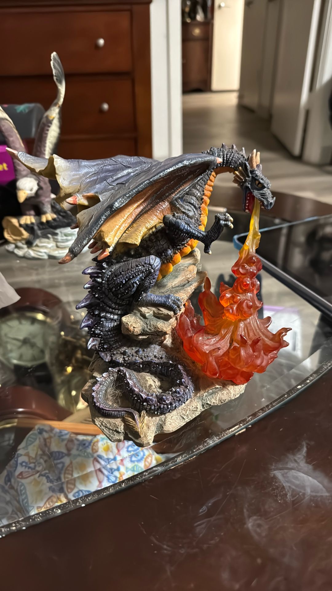 Modern Resin  dragon  Sculpture