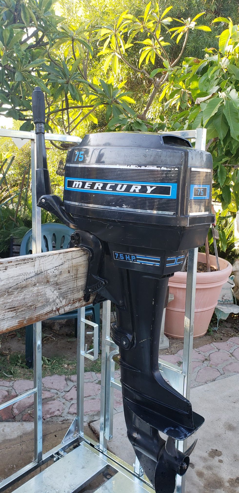 Mercury outboard 7.5 horsepower