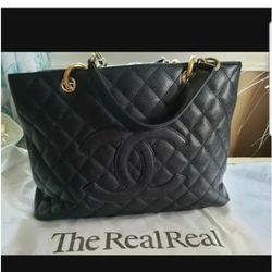 Authentic Grand Chanel Shopping Tote 