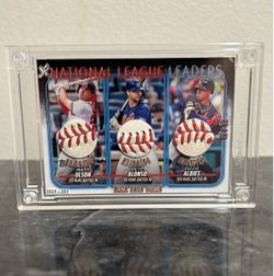 RARE 2024 Topps Jersey Fusion National League Leaders - Game Used Balls Card