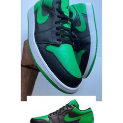 Nike Air Jordan 1 Low ‘Lucky Green’ Men’s size 15 NEW NO BOX!! 