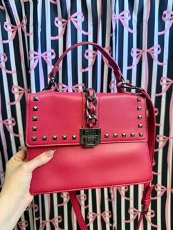 Pink crossbody bag