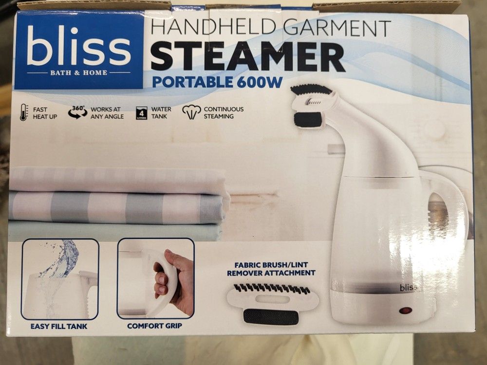 Bliss Handheld Garmet Steamer New