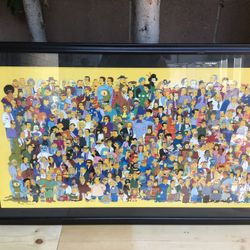 Collectible Simpson’s Memorabilia Wall Art 