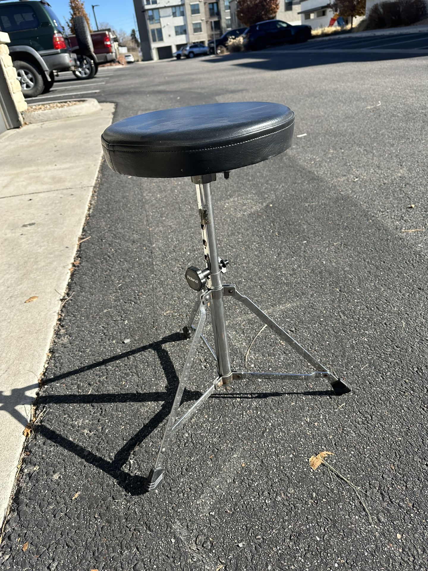 Drum Kick And Roland Drum Throne