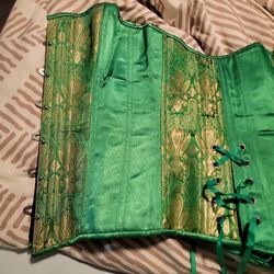 Green corset