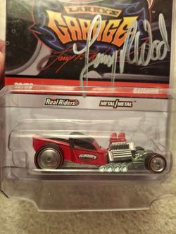 MINT Hot Wheels Larry’s Garage RATBOMB #32 - AUTOGRAPHED Larry Wood Redline