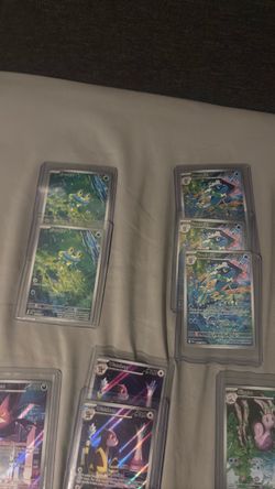Pokémon TCG Card Lot in Toploaders/ pitch black/chaos rising