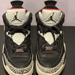 Size 9 - Jordan Son of Mars Low Black Cement 2015