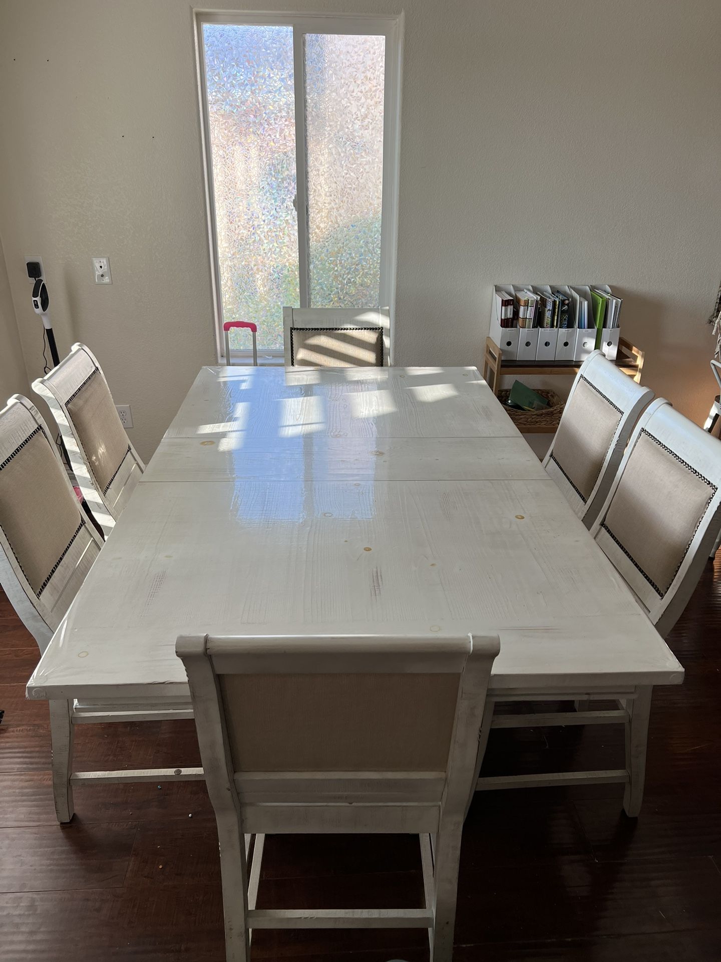 Dining Table With 6 Chairs-Hight Top