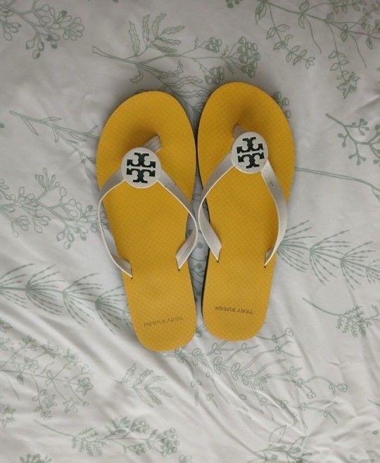 Tory Burch Yellow Sandals