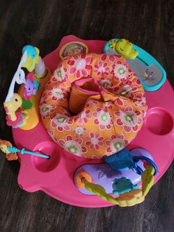 Baby Bouncer Pink Petals Jumperoo Activity Center