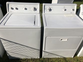 Kenmore washer and gas dryer