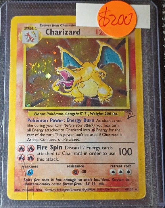 Charizard Singles (Prices Are Firm)