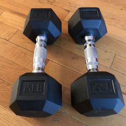 Two Dumbbells.  15 Lb. each.