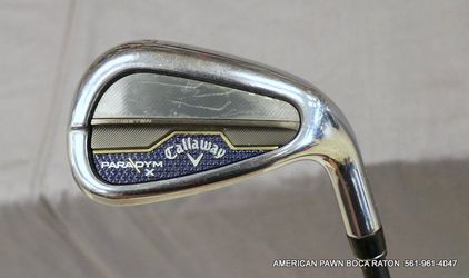 Callaway Paradym X Pitching Wedge Project X CYPHER 50 5.0 Graphite Shaft Used 