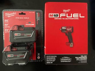 1/2” Impact Wrench Mid-Torque w/ 5.0 2-pack batteries