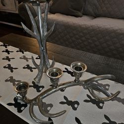 Antler style candle holders.  