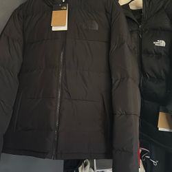 Black On Black Northface Puffer Medium