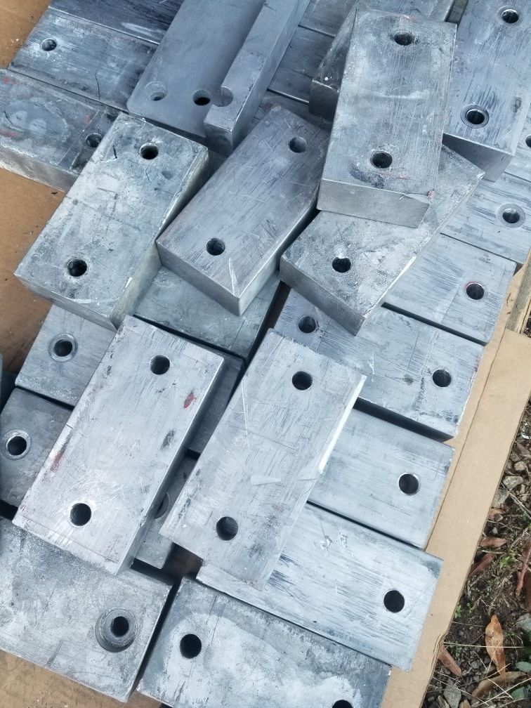 Lead bricks 25lbs