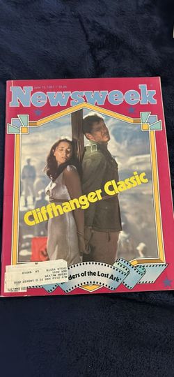 1981 Newsweek Raiders of the Lost Ark Indiana Jones Magazine