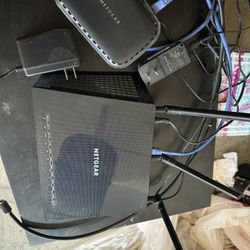 Netgear Modem And Wi-Wi Router