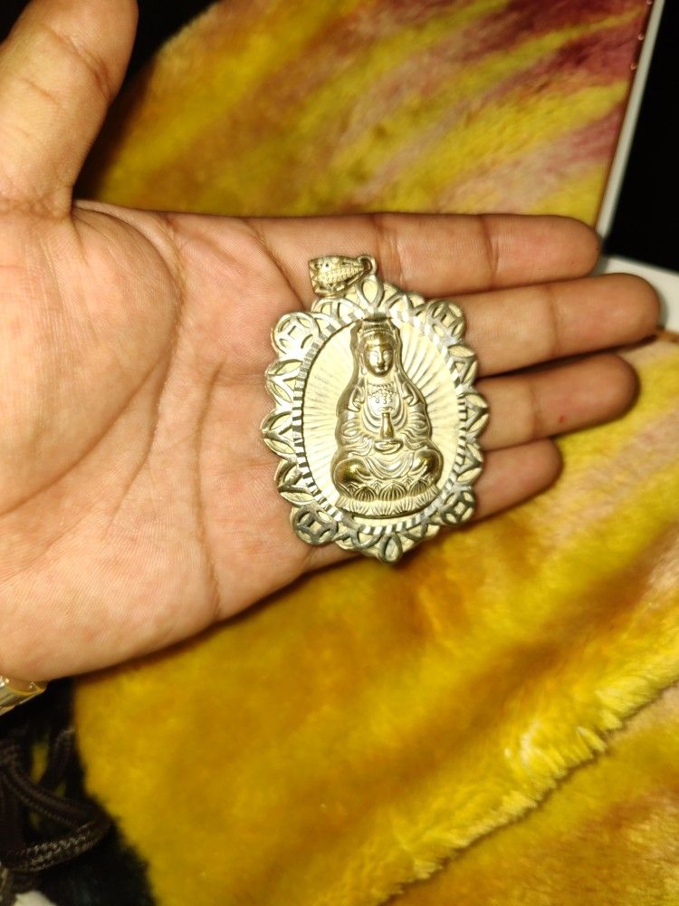 SILVER PLATED PENDENT BUDDHA,"ALPAC"