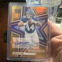 NFL Trading Card panini Cam skattebo autograph