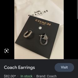 Coach Earrings