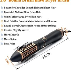 Terviiix Thermal Brush 1.5 Inch Create Voluminous Style & Loose Hair