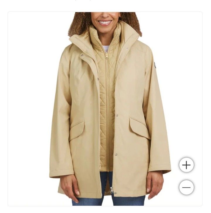 Lands Ends Ladies 3 In 1 System Jacket 