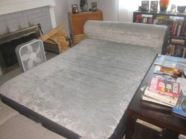 Sleep Lux Extra High Queen size Air Mattress MINT COND WTH PUMP