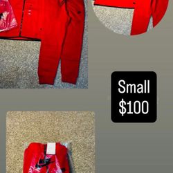 Red Nike Tech Set Small