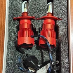 New H4 LED Headlight Bulbs 6000k 
