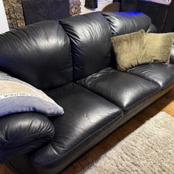 FREE Black Pleather Couch