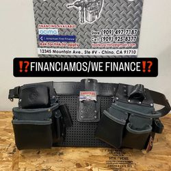 (UB5080DB)OCCIDENTAL LEATHER Pro Framer Set w/ Double Outer Bag-Ultra Black**(FINANCIAMOS/WE FINANCE)**