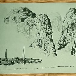 Mountains Chinese paintings book